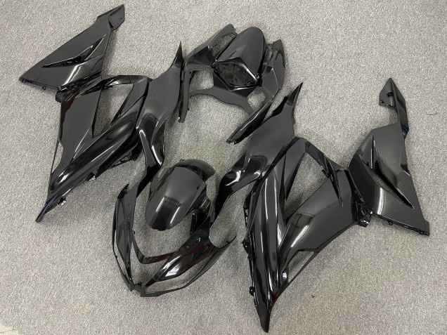 Kits Carénage Moto ABS Kawasaki ZX6R 2013-2018 - Noir Brillant Noir Mat