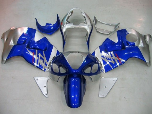 Carénages Moto Suzuki GSXR 1300 Hayabusa 1996-2007 - Bleu Argent Rouge