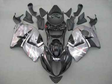 Carénages Moto Suzuki GSXR 1300 Hayabusa 1996-2007 - Noir Gris Argent