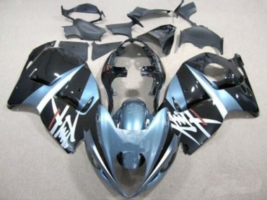Carénages Moto Suzuki GSXR 1300 Hayabusa 1996-2007 - Bleu Clair Bleu Foncé Blanc Noir