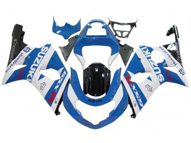 Carénages Moto Suzuki GSXR1000 2000-2002 - Blanc Bleu Clair Noir Brillant Rouge