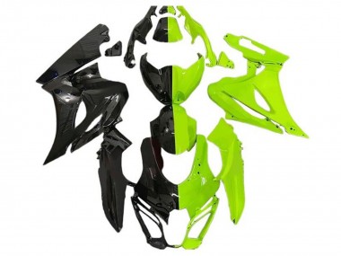 Carénages Moto Suzuki GSXR1000 2017-2024 - Noir Vert Néon
