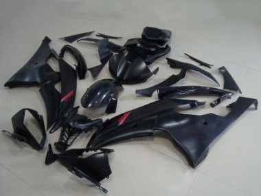 Carénages Moto Yamaha YZF R6 2008-2016 - Noir Brillant Noir Mat