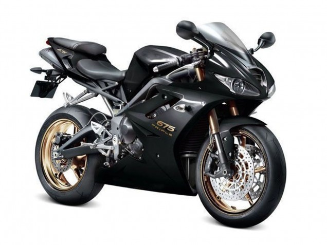 Carénages Moto Triumph Daytona 675 Triple 2009-2012 - Noir Brillant
