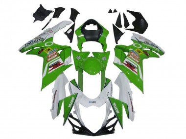 Carénages Moto Suzuki GSXR 600 / GSXR 750 2011-2024 - Blanc Vert Rouge Motul