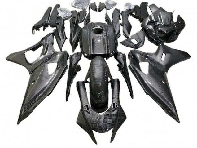Carénages Moto Yamaha YZF R7 2021-2024 - Fausse Fibre de Carbone