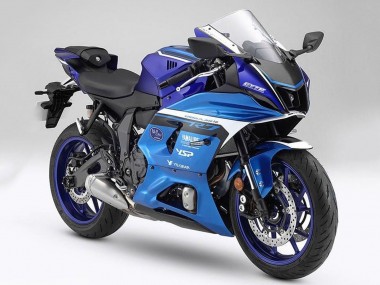 Carénages Moto Yamaha YZF R7 2021-2024 - Bleu Mat Bleu Mat Clair