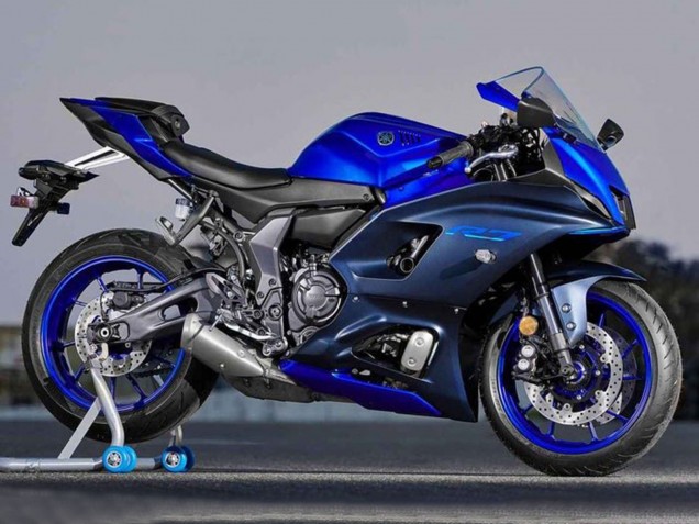 Carénages Moto Yamaha YZF R7 2021-2024 - Bleu Bleu Mat