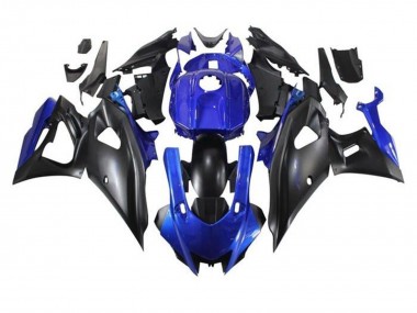 Carénages Moto Yamaha YZF R7 2021-2024 - Bleu Noir Mat