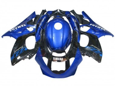 Carénages Moto Yamaha YZF600R Thundercat 1996-2007 - Bleu Noir Blanc