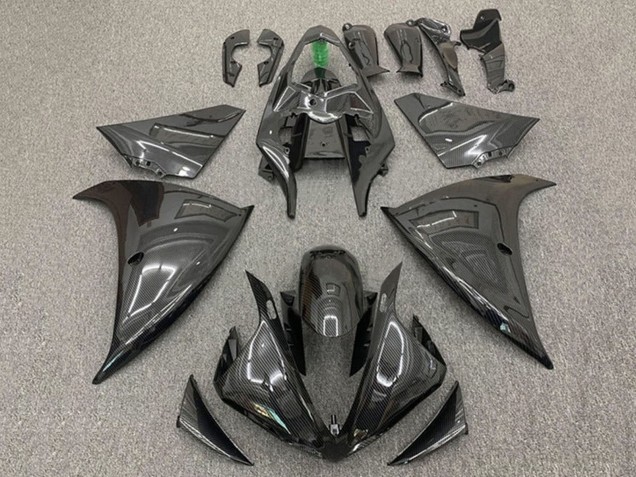 Carénages Moto Yamaha YZF 1000 R1 2009-2011 - Fausse Fibre de Carbone