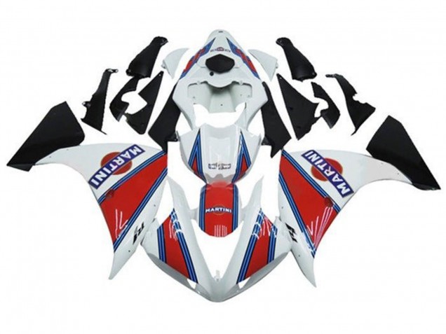 Carénages Moto Yamaha YZF 1000 R1 2009-2011 - Blanc Rouge Bleu Noir Martini