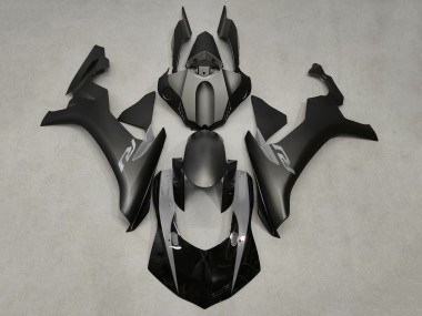 Carénages Moto Yamaha YZF 1000 R1 2015-2019 - Noir Mat Noir Brillant