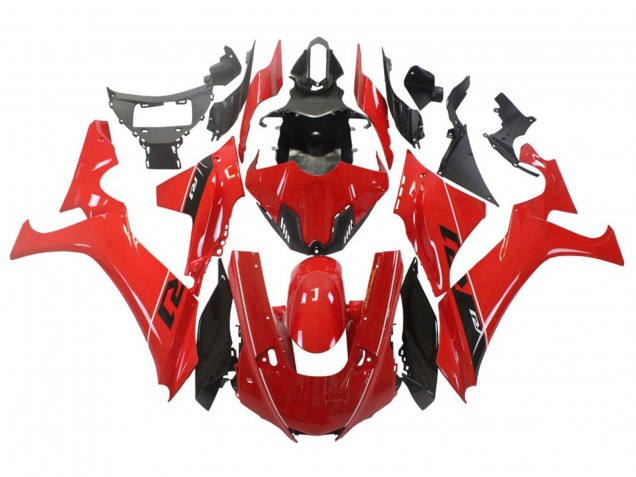 Carénage Moto Yamaha YZF 1000 R1 2020-2025 - Rouge Blanc Noir Brillant