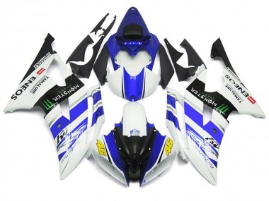 Carénages Moto Yamaha YZF R6 2008-2016 - Blanc Bleu Noir Brillant Vert Monstre ENEOS 46