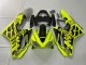 Carénages Moto Triumph Daytona 675 Triple 2006-2008 - Jaune Noir Mat