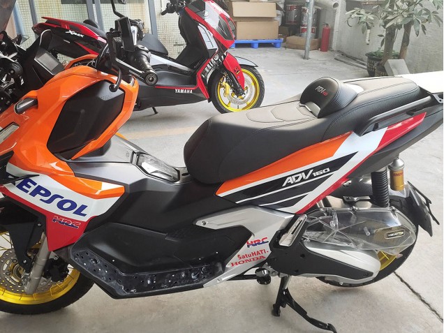 Carénages Moto Honda ADV160 2022-2024 - Orange Blanc Rouge Bleu Repsol Red Bull