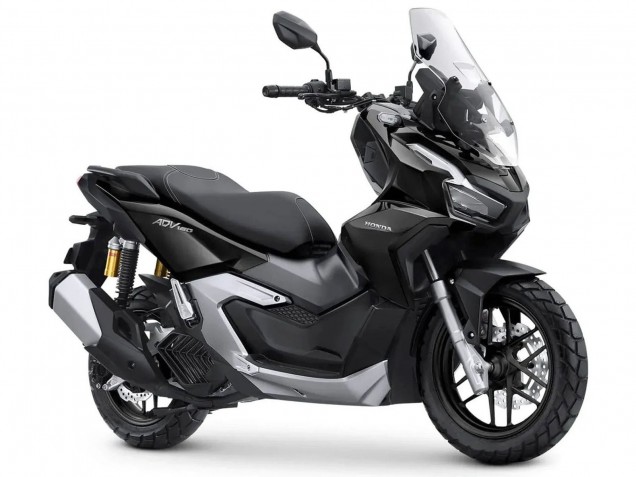 Carénages Moto Honda ADV160 2022-2024 - Argent Noir Mat