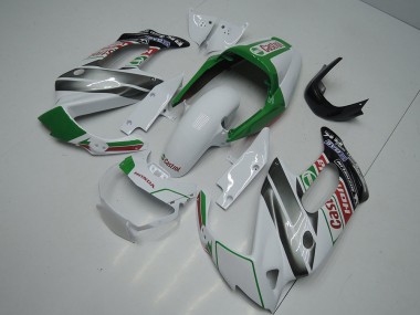 Carénages Moto Honda VTR1000F 1997-2005 - Blanc Vert Noir Brillant Castrol