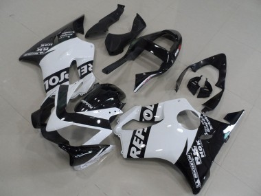 Carénages Moto Honda CBR600 F4i 2001-2003 - Blanc Noir Brillant Repsol