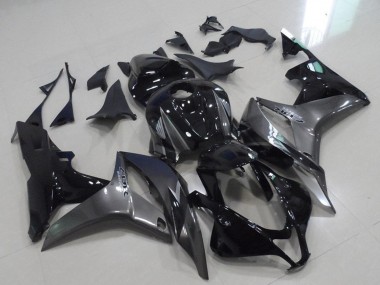 Carénages Moto Honda CBR600RR 2007-2008 - Gris Noir Brillant