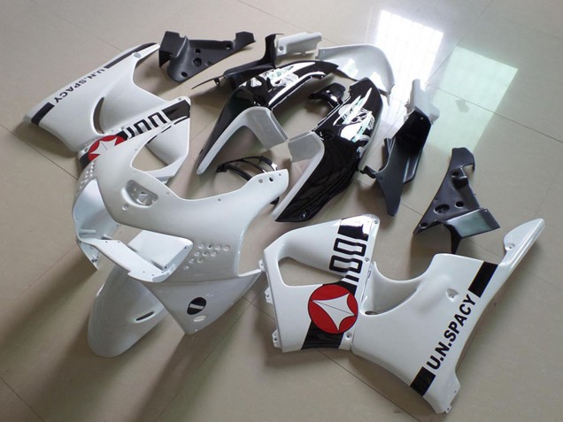 Carénages Moto Honda CBR900RR 919 1998-1999 - Blanc Rouge Noir Brillant U.N.Spacy