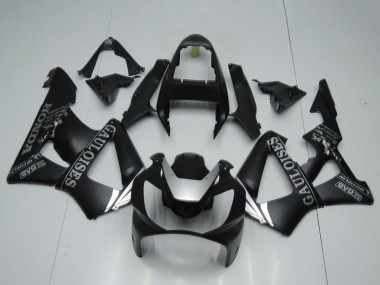 Carénages Moto Honda CBR900RR 929 2000-2001 - Noir Mat Argent Cauloises