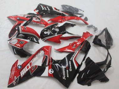 Carénage Moto BMW S1000RR 2015-2016 - Blanc Rouge Noir Brillant