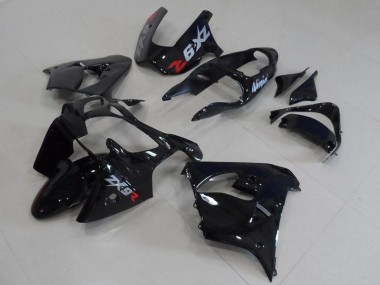 Carénage Moto Kawasaki ZX9R 2000-2001 - Noir Brillant