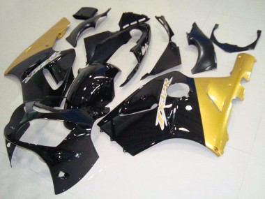 Carénages Moto Kawasaki ZX12R 2000-2001 - Noir Brillant Or