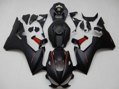 Carénage Moto Honda CBR1000RR 2017-2023 - Noir Mat Rouge