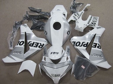 Carénage Moto Honda CBR1000RR 2008-2011 - Blanc Argent Noir Repsol