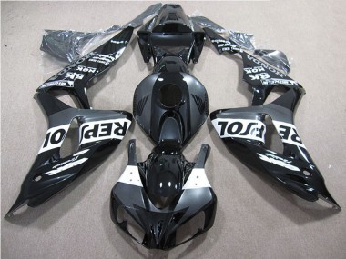 Carénages Moto Honda CBR1000RR 2006-2007 - Noir Brillant Gris Blanc Repsol