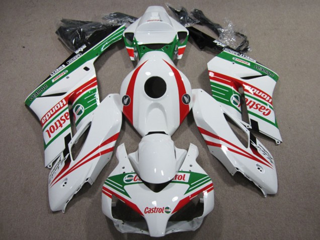 Carénages Moto Honda CBR1000RR 2004-2005 - Blanc Rouge Vert Castrol