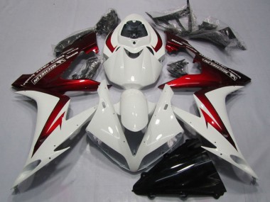 Carénages Moto Honda CBR1000RR 2004-2005 - Blanc Rouge