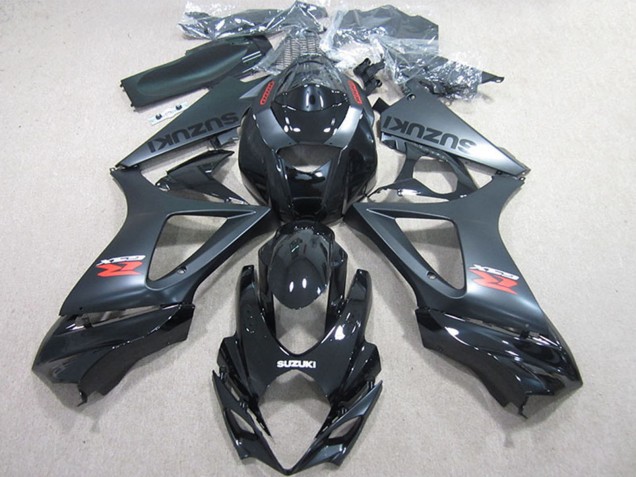 Kits Carénages Moto Suzuki GSXR 1000 2007-2008 - Noir Brillant Noir Mat