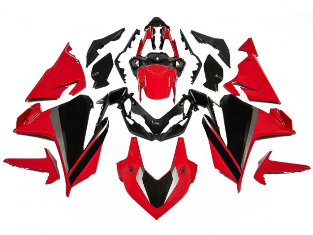 Carénages Moto Honda CBR500R 2022-2023 - Rouge Gris Noir
