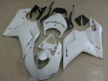 Matte Blanc 07-14 Ducati 848 1098 1198 Carénage Moto