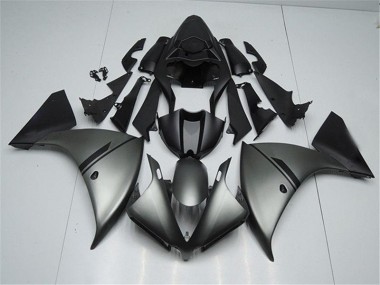 Matte Gris Noir 12-14 YZF R1 Carénage Moto