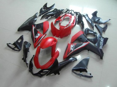 Matte Rouge Noir 09-16 GSXR 1000 Carénage Moto