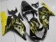 Noir 01-03 GSXR 600/750 Carénage Moto Noir 01-03 GSXR 600/750 Carénage Moto
