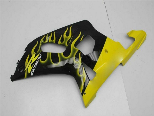 Noir 01-03 GSXR 600/750 Carénage Moto Noir 01-03 GSXR 600/750 Carénage Moto