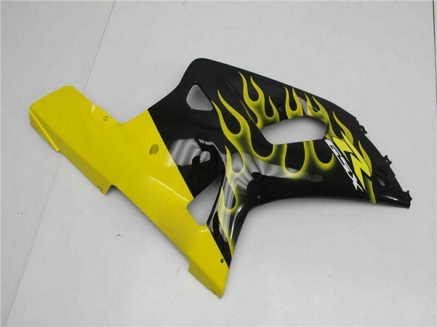 Noir 01-03 GSXR 600/750 Carénage Moto Noir 01-03 GSXR 600/750 Carénage Moto