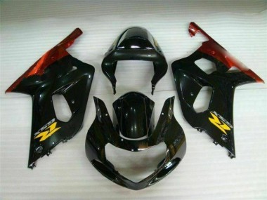 Noir 01-03 GSXR 600/750 Carénages Moto