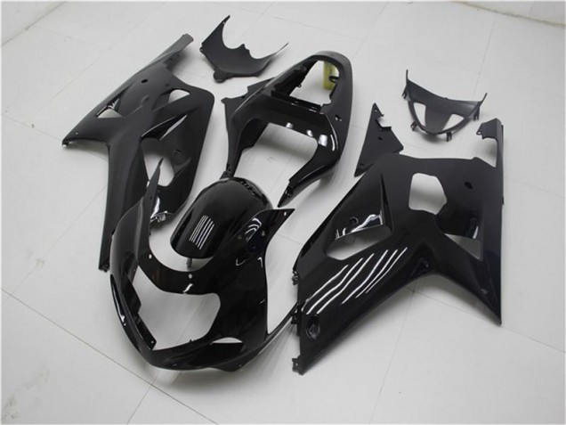 Noir 01-03 GSXR 600/750 Kit Carénages Motos Complet Noir 01-03 GSXR 600/750 Kit Carénages Motos Complet