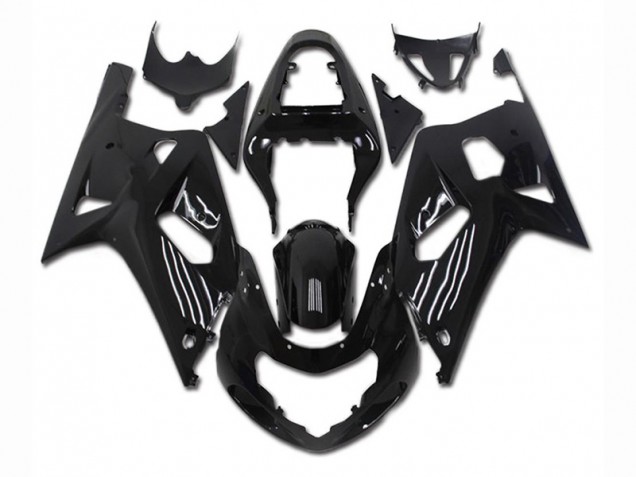 Noir 01-03 GSXR 600/750 Kit Carénages Motos Complet Noir 01-03 GSXR 600/750 Kit Carénages Motos Complet