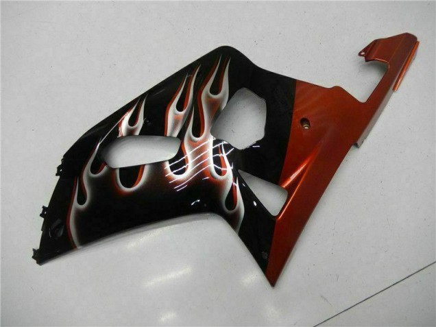 Noir 01-03 GSXR 600/750 Kit Carénages Motos & Plastique Noir 01-03 GSXR 600/750 Kit Carénages Motos & Plastique