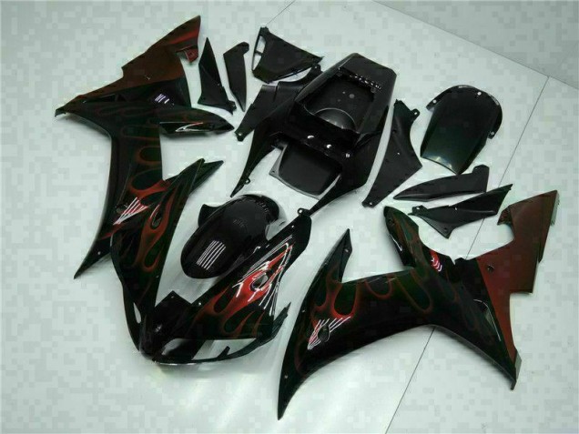 Noir 02-03 YZF R1 Kit Carénages Motos Complet Noir 02-03 YZF R1 Kit Carénages Motos Complet
