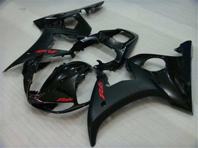 Noir 03-05 YZF R6 Carrosserie Moto