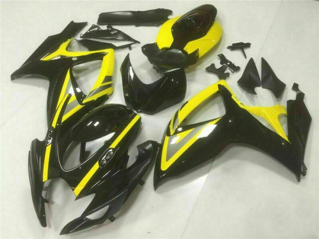 Noir 06-07 GSXR 600/750 Carénage Moto ABS